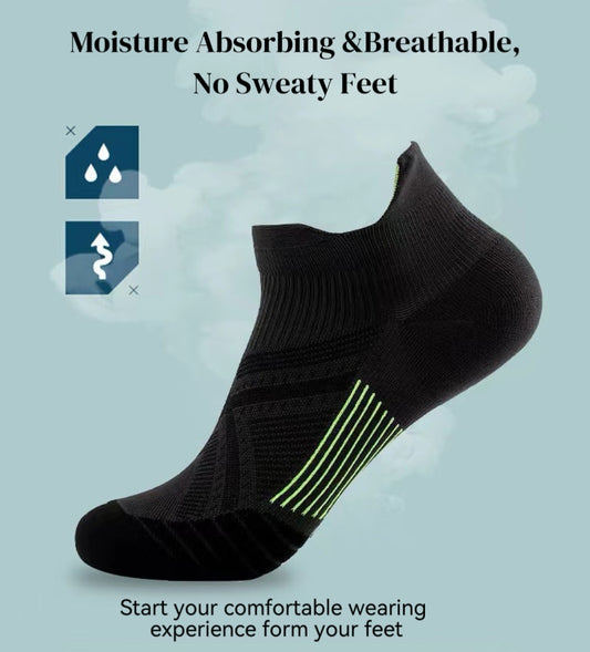 Breathable Anti-slip Athletic Ankle Socks，professional Marathon Running Socks For Men&Women