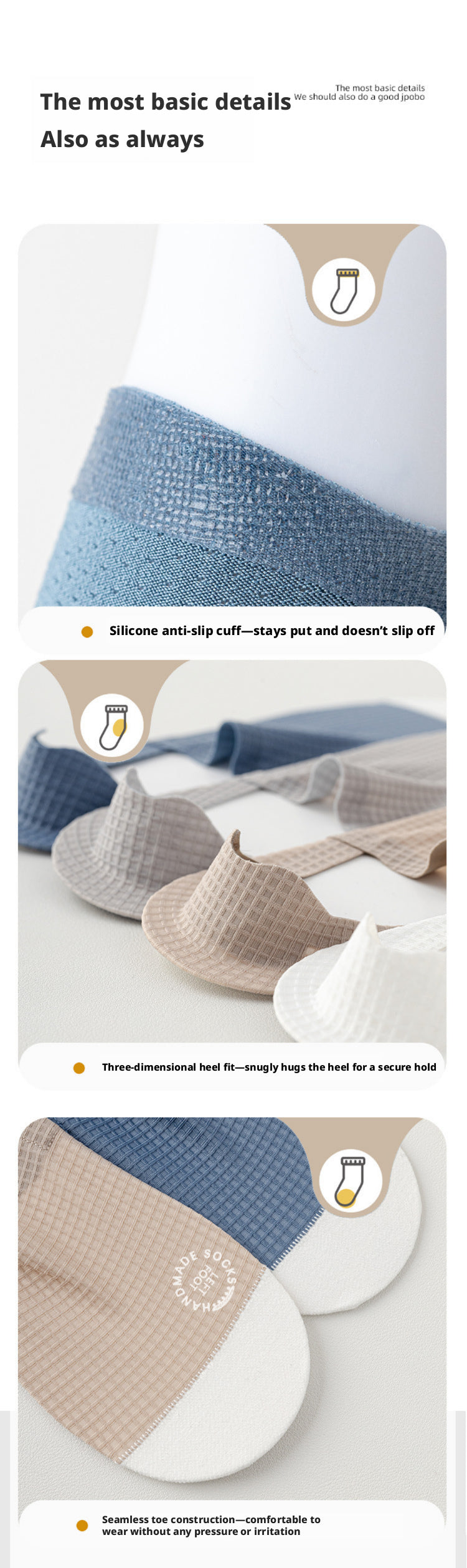 Men Summer Ice Silk No Show Boat Socks,Silicone Non Slip Hidden Invisible Socks,Thin Breathable Cotton Bottom Sweat Absorbing Low Cut Socks